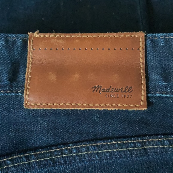 MADEWELL RAIL STRAIGHT DARK WASH JEAN - Picture 4 of 8
